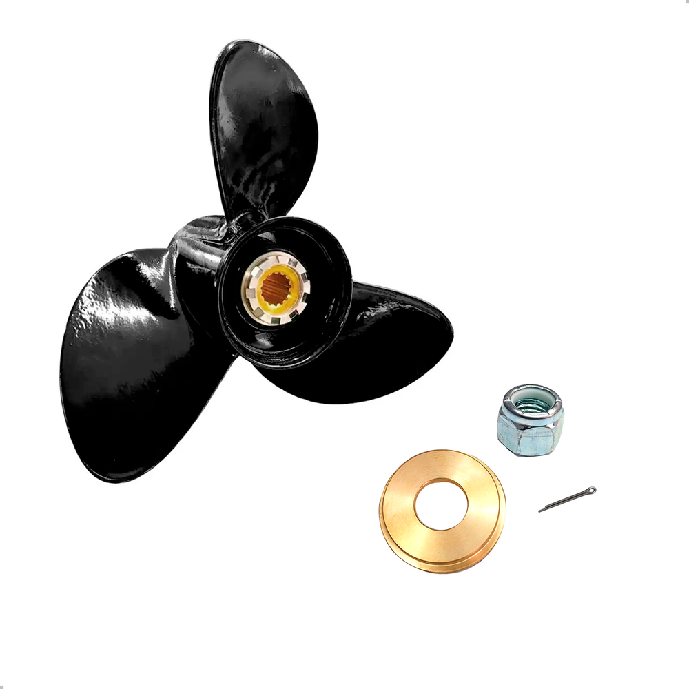 Hélice Motor de Popa Mercury 125hp e Kit Espaçador Hélice Hélice Motor de Popa Mercury 125hp e Kit Espaçador Hélice