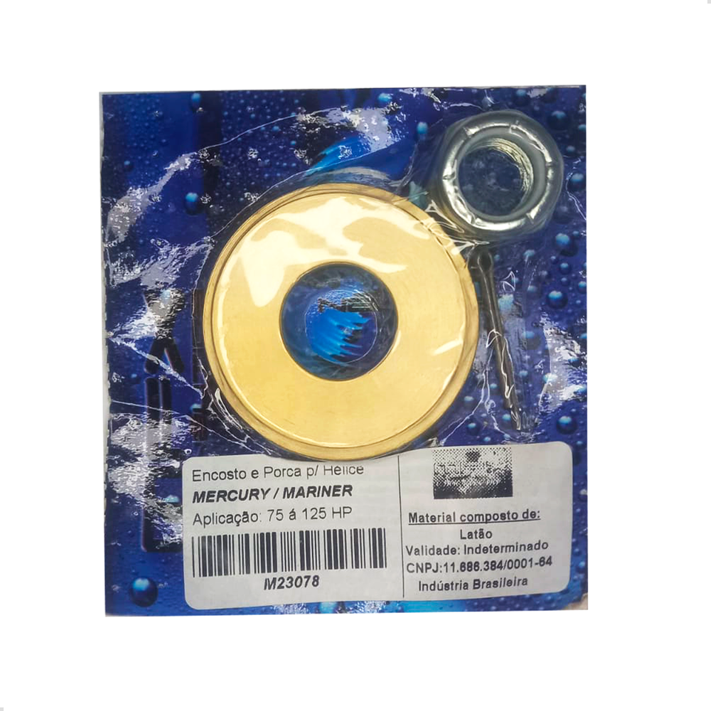 Hélice Motor de Popa Mercury 125hp e Kit Espaçador Hélice Hélice Motor de Popa Mercury 125hp e Kit Espaçador Hélice