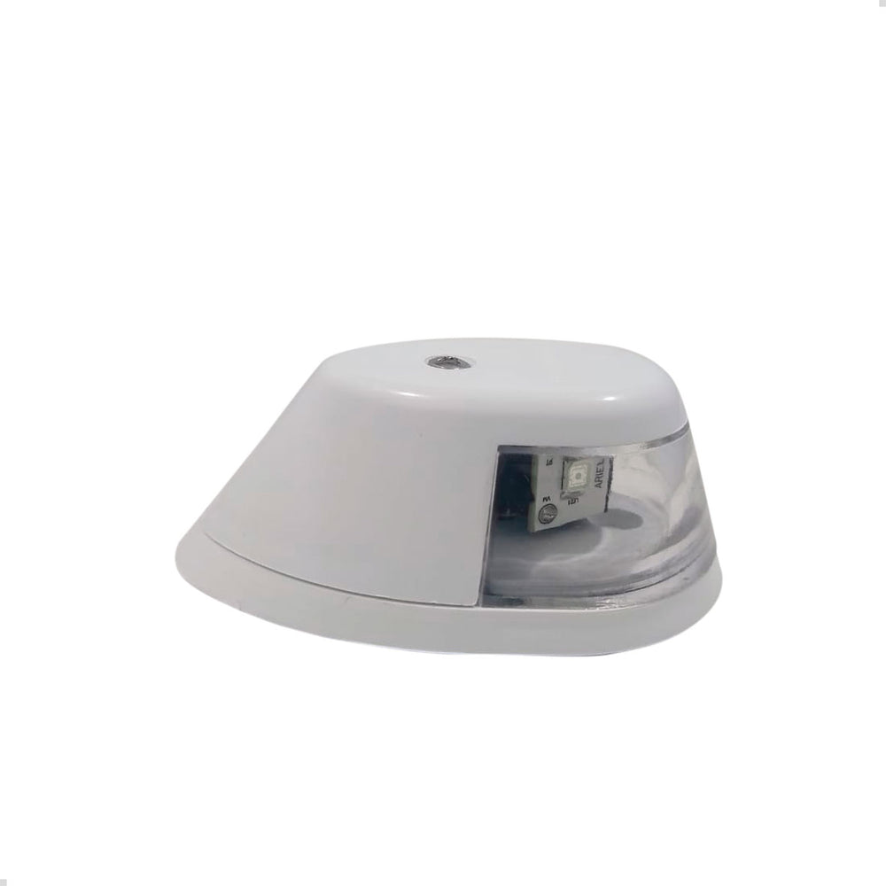 Luz Naveg Proa Bicolor Led Verde Vermelho Acab Branco