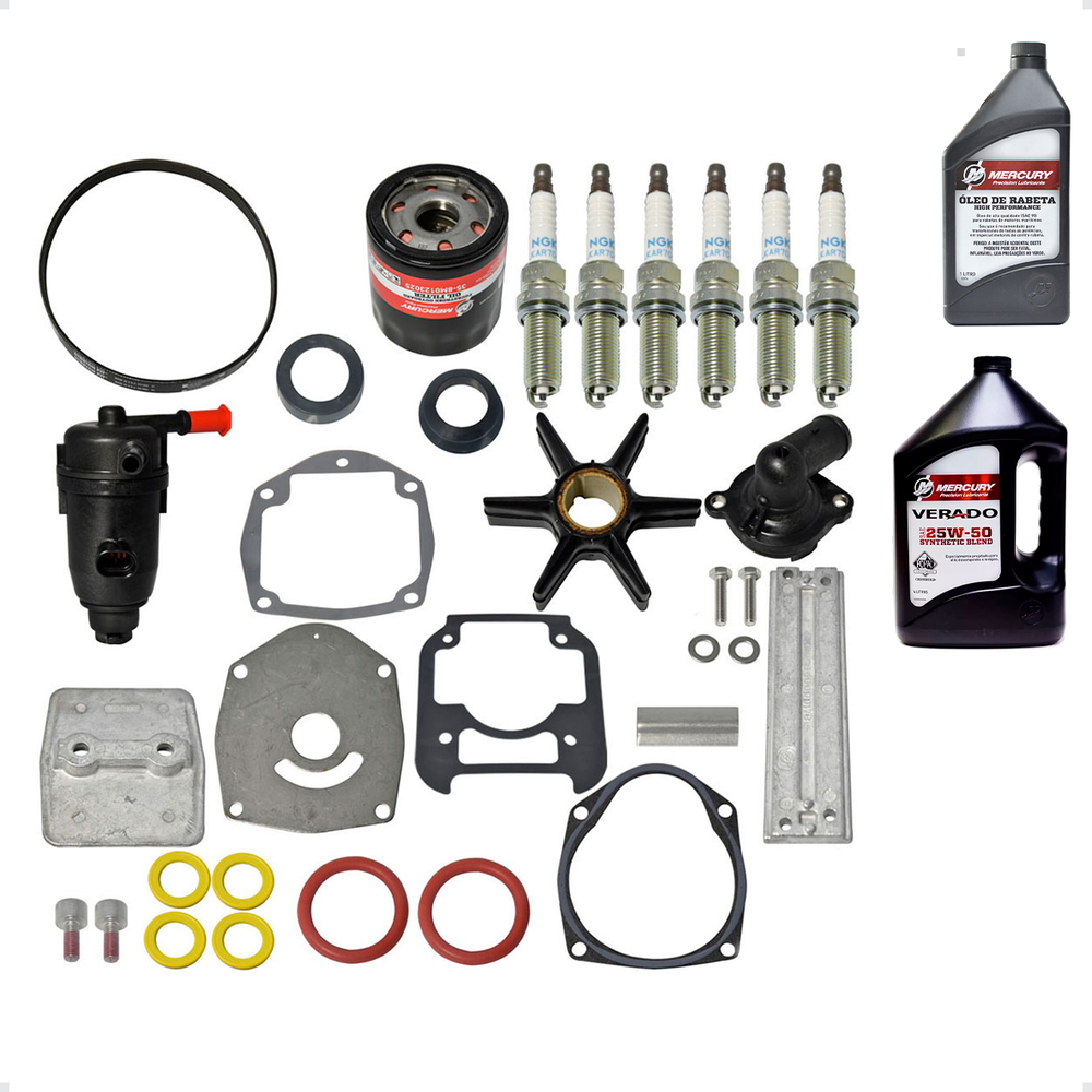 Kit Completo Manutenção Mercury V6 3.4L 300 Horas