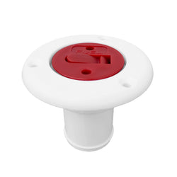 Tampa Para Tanque Combustível Agulheiro PVC Branca/Vermelha