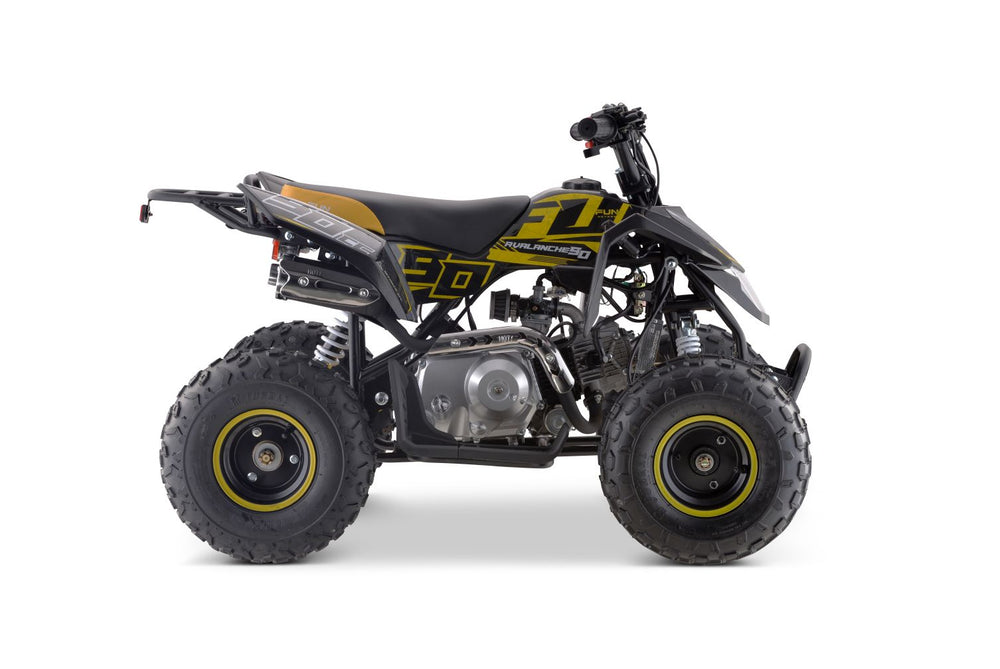 Quadriciclo Infantil Fun Motors Avalanche 90cc Amarelo