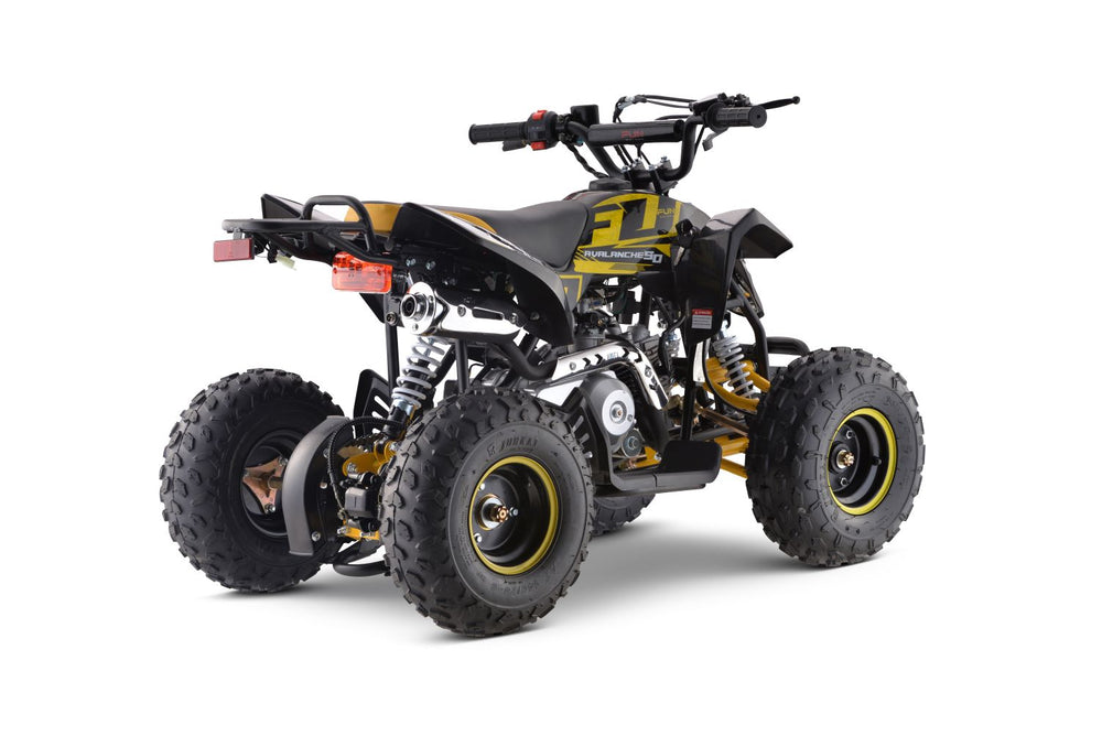 Quadriciclo Infantil Fun Motors Avalanche 90cc Amarelo