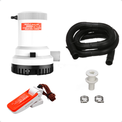 Bomba Porão Seaflo 2000 GPH + Automático + Kit Instalação