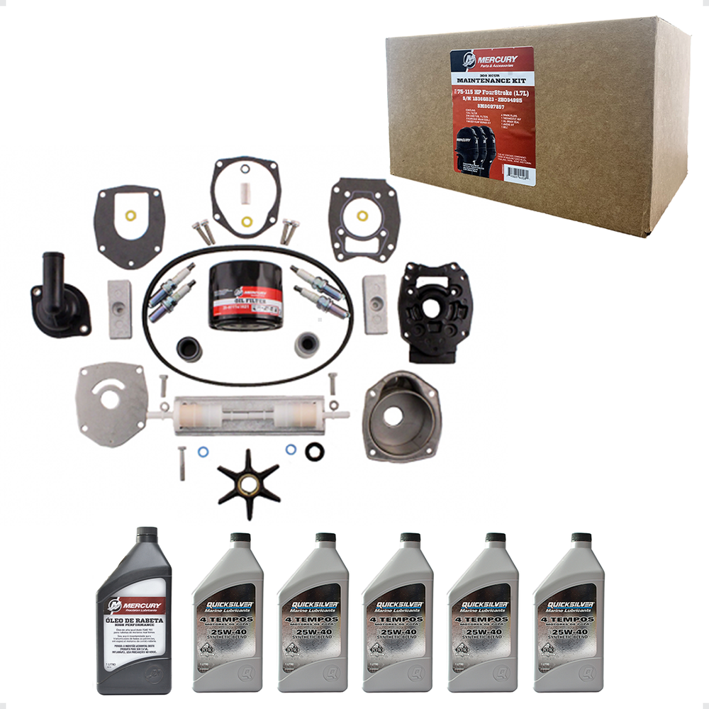 Kit Completo Manuten Motor Mercury 75-115hp 1.7L 300 Horas