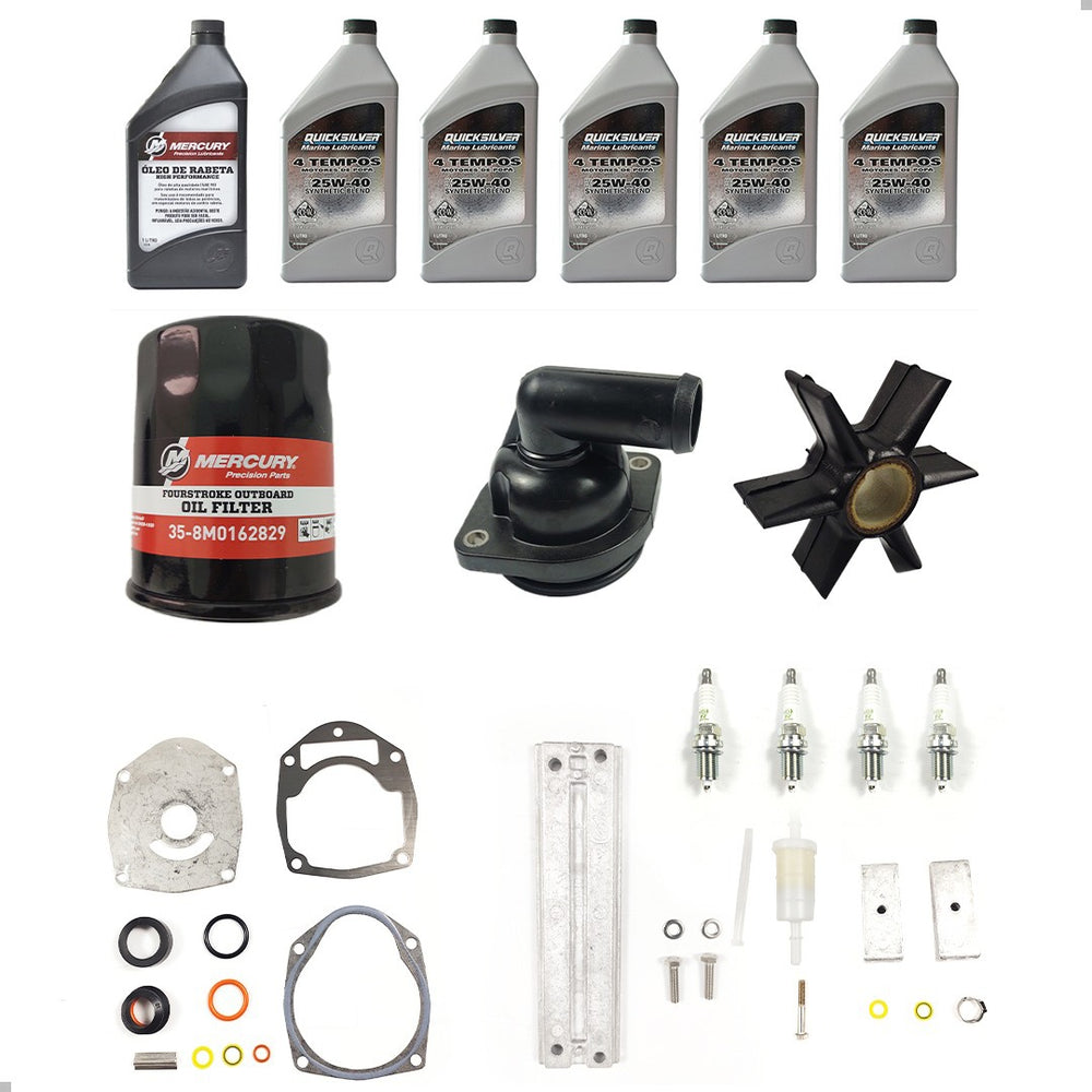 8m0097855 8m0090502 8m0090503 Kit Completo Manuten Motor Mercury 75-115hp 2.1L 300 Horas