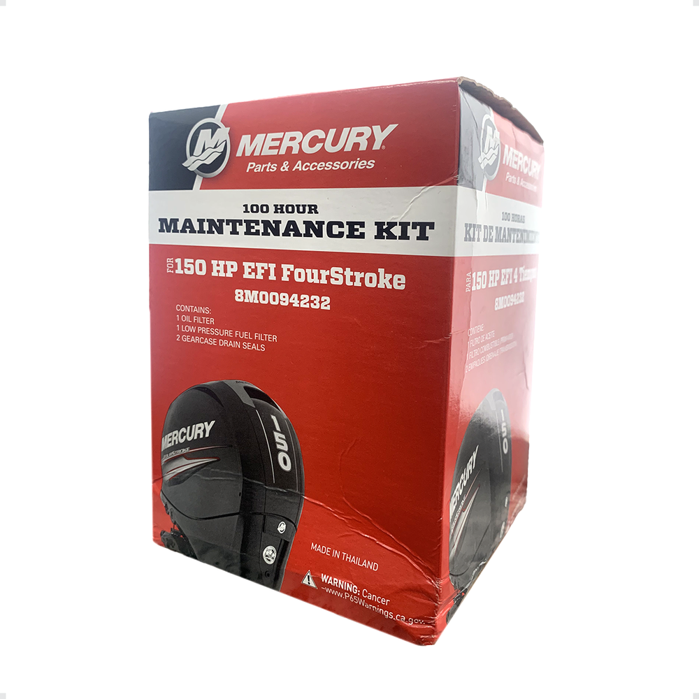 Kit de Manutenção 100 Horas Mercury 150hp 4T Efi