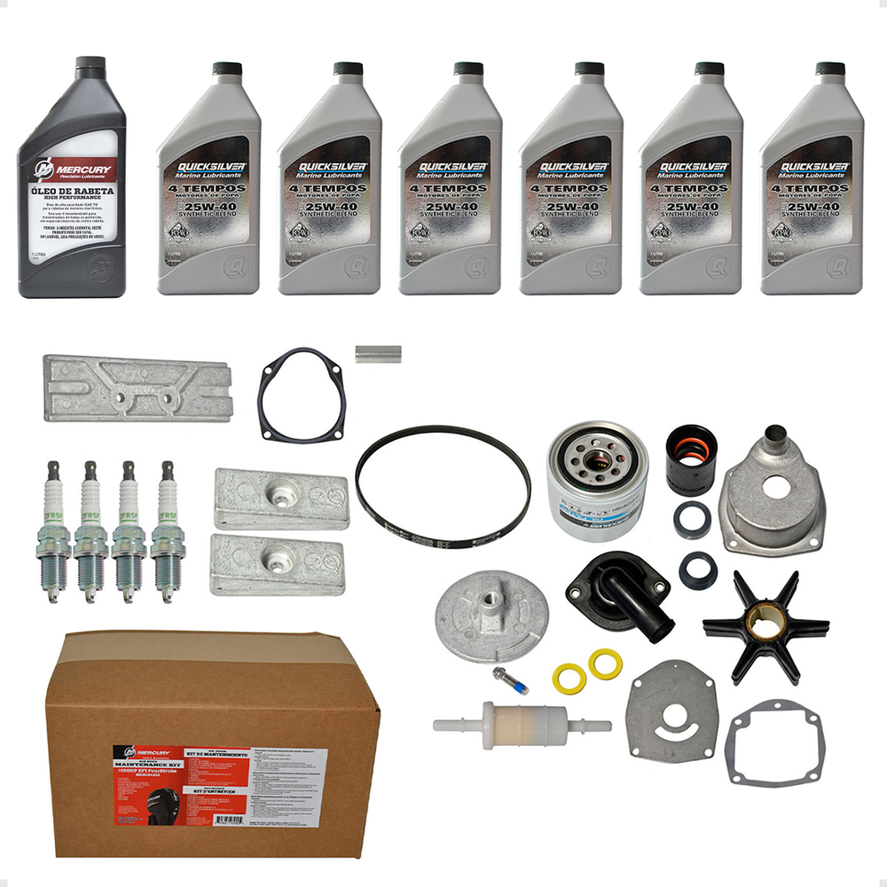 Kit Completo Manutenção Motor Mercury 150hp 300 Horas