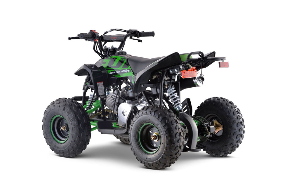 Quadriciclo Infantil Fun Motors Avalanche 90cc Verde