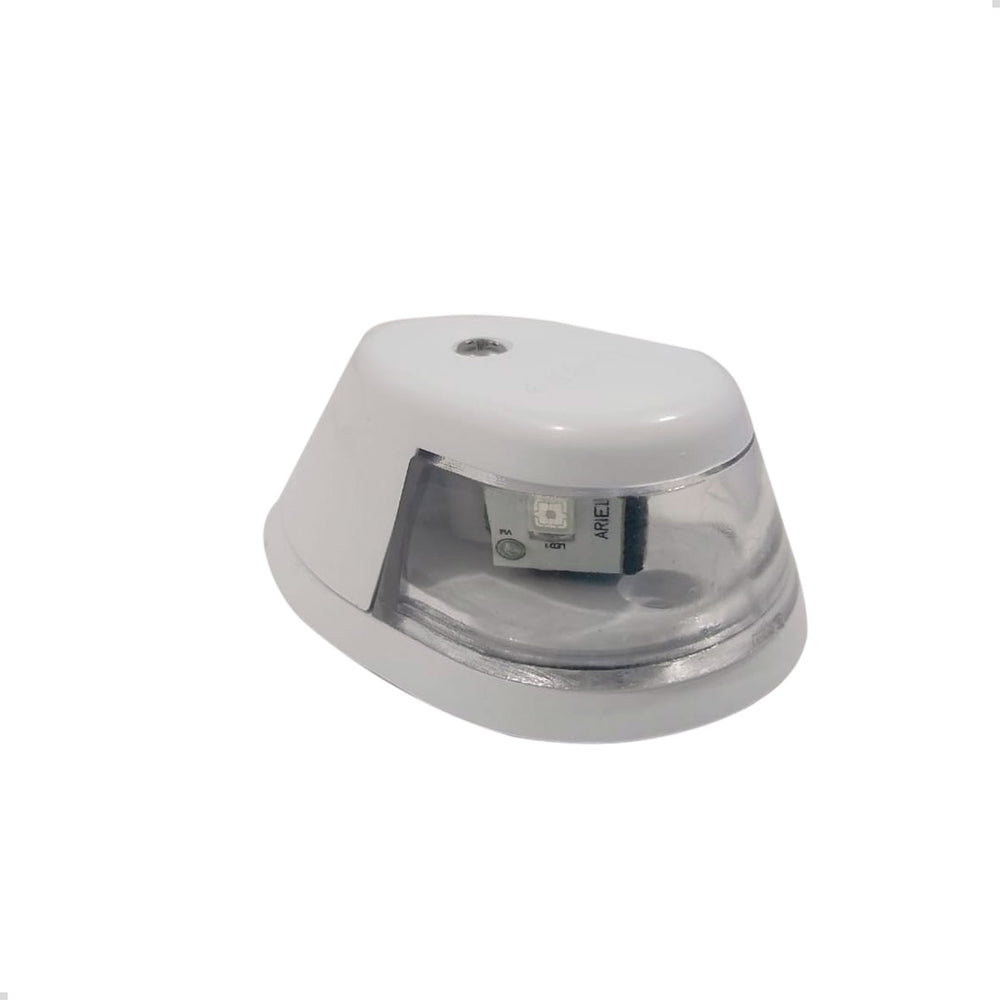 Luz Naveg Proa Bicolor Led Verde Vermelho Acab Branco