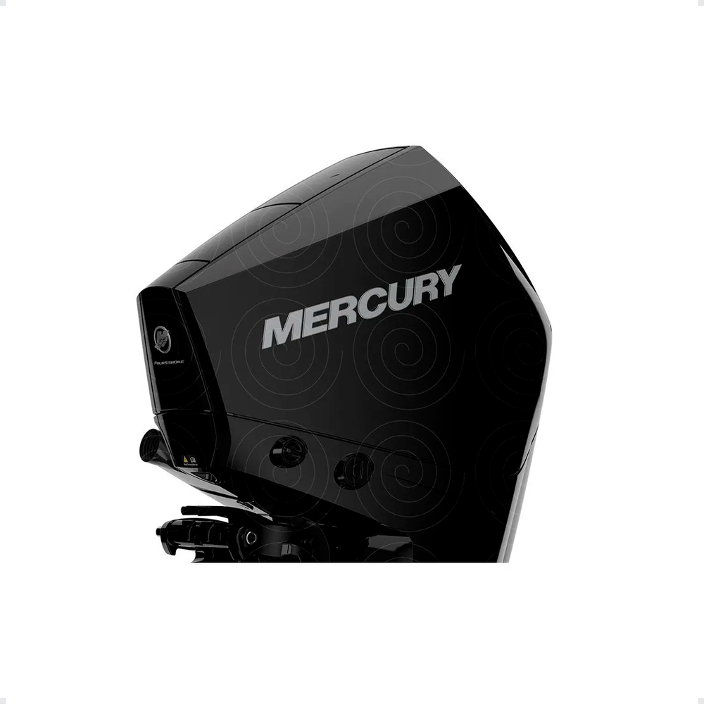 Motor De Popa Mercury 4 Tempos 225hp XL EFI V6 Preto Direção Mecânica