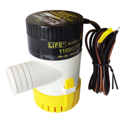 1817 Bomba de Porão Lifek 1100GPH 12 V Submersível Com Saída Água