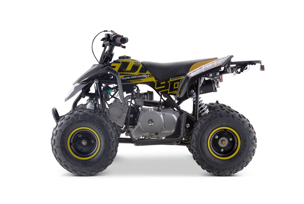 Quadriciclo Infantil Fun Motors Avalanche 90cc Amarelo