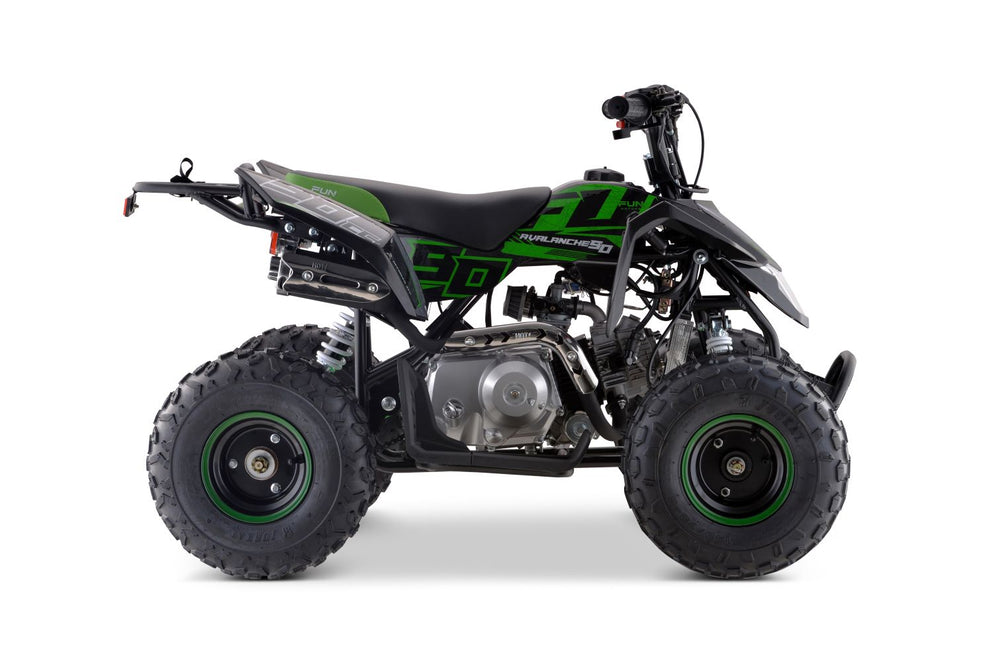 Quadriciclo Infantil Fun Motors Avalanche 90cc Verde