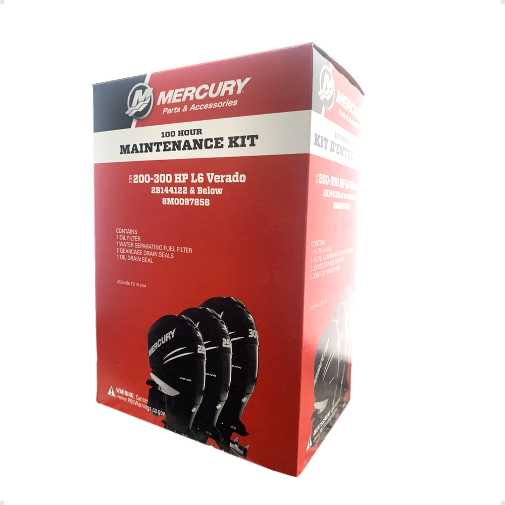 Kit de Manutenção 100 Hrs Mercury Verado 4T L6