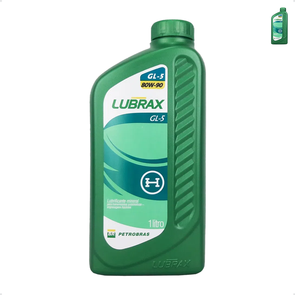 Óleo Lubrax 80w90 API GL-5 Para Transmissão 1 Litro