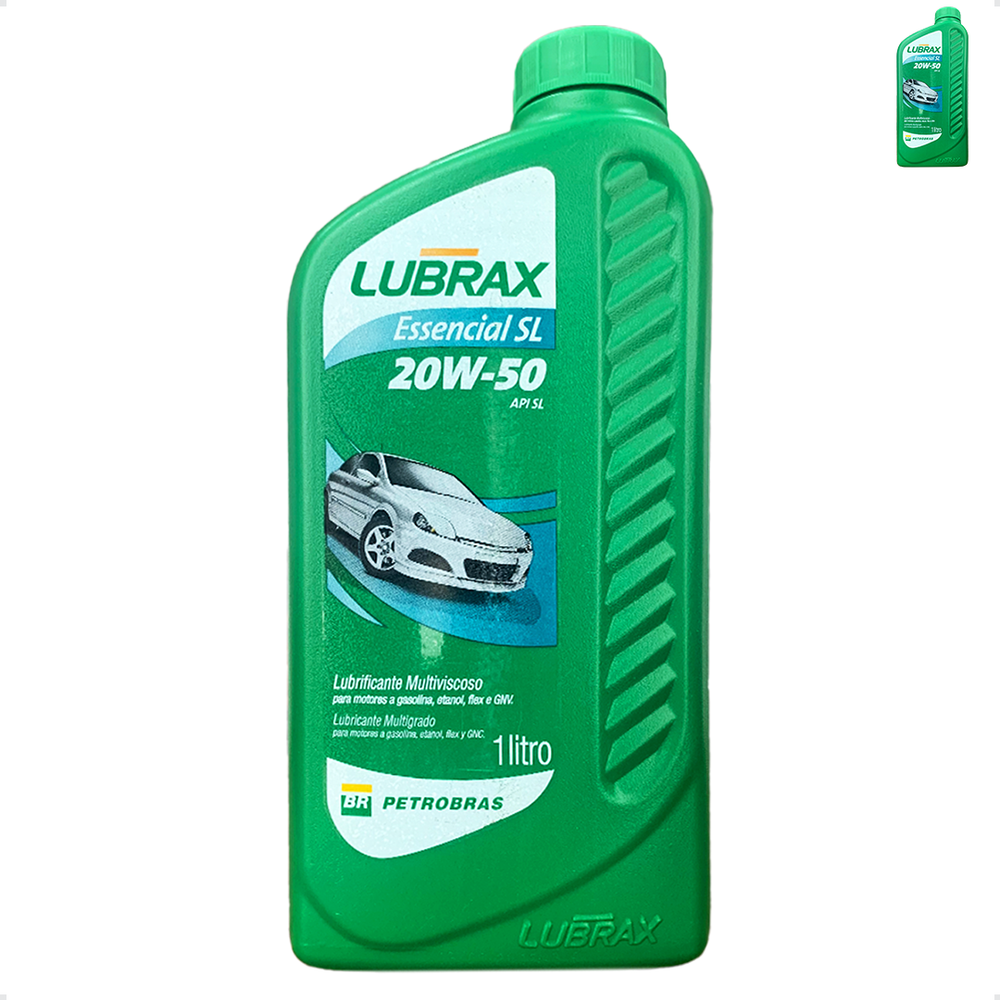 Óleo Lubrax 20w50 4 Tempos Para Carro 1 Litro